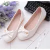 Nuevos Mocasines con Lazo para Mujer Otoño 2026 Versátiles de Punta Redonda Baja Piel Suave Suela Suave Zapatos Planos para Mujeres Embarazadas