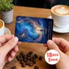 Compra Direta Transfronteiriça de 18 Cartões/Pacote de Céu Estrelado Cósmico Meditação Misteriosa Postais com Texto Inspirador Cartões de Decoração de Parede