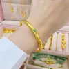 Esmalte Francés Antiguo Joyería de Mil Millas Traje Oro de Arena Vietnamita Pulsera Retro Pulsera Collar Elegante para Mujer