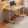 Mesa de noche para el hogar Mesa con polea elevadora de manivela móvil Mesa pequeña para apartamento Escritorio de estudio para estudiantes Mesa de aprendizaje con polea para niños