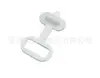 Conector hembra impermeable corto blanco de 2 pines Tipo-C con cable para puerto de carga de lámpara de escritorio, cable de soldadura, conector de coche