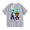 Cazadores de Demonios Kpop Cazador de Brujas Reunión Cuello Camiseta de Manga Corta de Verano Holgada Tallas Medianas y Grandes Tops Casuales para Niños