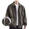 Uniforme de Béisbol Retro Americano con Solapa para Hombre, Holgado, Estilo Casual de Moda para Primavera y Otoño, Chaqueta para Hombre 2023