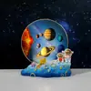 Luz de Noche Luminosa de Astronauta Transfronterizo Manualidades Creativas de Resina Regalo Decorativo para Amigos