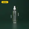 Botella Atomizadora Transparente Mini de Capacidad Personalizada 30ml 100ml Botella Atomizadora para Desinfectante Botella Recargable Botella Atomizadora Pequeña de Niebla Fina