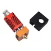 Peças para Impressora 3D Ender3/S/PRO CR10/S Cabeça de Impressão Extrusora Cabeça Bico MK8