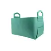 Bolsa de Feltro Cor Lisa Casual Bolsa de Cosméticos Armazenamento de Mesa Cosméticos Lanches Armazenamento de Diversos Dobrável Não Ocupa Espaço
