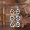 Europa y Estados Unidos comercio electrónico transfronterizo nuevos pendientes de mujer populares AliExpress explosiones moda retro pendientes creativos para damas