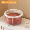 Cubo Sellado Multifuncional a Prueba de Insectos y Humedad de Gran Capacidad de Grado Alimenticio para Almacenamiento de Granos en Cocina Doméstica