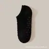 Meias de chão de baixa cutagem em fleece de coral transfronteiriças, espessadas com antiderrapantes, meias para dormir em casa, disponíveis em várias cores, em estoque de fábrica