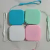 Mini Trena, Trena Quadrada Portátil Multifuncional para Medir Medidas Corporais, Busto, Cintura, Régua Flexível para Medir Roupas, Atacado