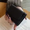 Cartera de Monedero de Capa de Piel de Vaca con Cepillo Antirrobo RFID Mini para Dama 70% de Descuento Billetera Plegada de Cuero Genuino Portatarjetas Multifunción Portatarjetas