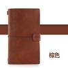 Cuaderno Retro A6 Personalizado para Estudiantes Universitarios, Reuniones de Negocios, Cuaderno de Piel Sintética con Patrón y Personalización de Logo