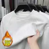 Moletom Masculino Quente Solto Desconstruído Manga Longa Gola Redonda Forrado com Fleece de Algodão Estilo Hong Kong 340g Tendência Versátil Roupa Masculina