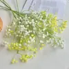 Arreglo Floral de Aliento de Bebé Artificial de Goma Suave Arcoíris de 108 Piezas, Decoración Floral de Sala de Estar de Alta Gama, Decoración de Arreglo Floral, Venta al por Mayor