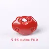 Fidelidad accesorios de joyería de cinabrio natural al por mayor alto contenido bolsa de arena imperial bolsa de dinero Ruyi Xiangyun accesorios diy