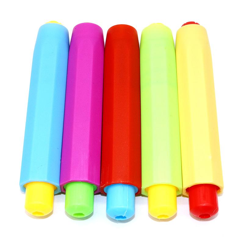 塑料彩色粉笔套