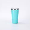 Taza de Acero Inoxidable para Coche con Forma de Cono de 16 oz Transfronteriza, Doble Capa al Vacío, Termo de Gran Capacidad, Taza Helada Portátil para Exteriores