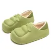 Chinelos de Algodão Qidashun Novos Outono e Inverno, Sapatos de Algodão Impermeáveis para Interior e Exterior, Chinelos de Algodão Eva Espessados para Casal, Venda por Atacado