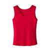 Colete Térmico Sem Costura Vermelho Festivo Casamento Ano do Ano Veludo Dupla Face Roupa Íntima Feminina de Base Sustentação Feminina Personalização