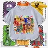 Novo Jogo de Restaurante Pizzy's Parlor Mercadoria Roupas Camiseta de Manga Curta Infantil Top Solto Verão