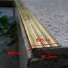 Tira de Cobre Espessa em L para Piso de Madeira, Tira de Cobre Antiderrapante para Escadas, Acabamento de Cobre para Cantos em Ângulo Reto de Portas de Carpete