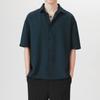 LKTM Masculino# Verão Gelo Seda Fina Preta Camiseta de Manga Curta Masculina Marca de Moda de Alta Qualidade Camisa Casual