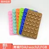 28 Ventosas Dupla Face, Novas Ventosas de Silicone, Adesivo Antiderrapante Quadrado Fino para Celular, Ventosas Multifuncionais para Celular