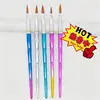 Canetas para nail art no atacado, incluindo conjuntos de 5 peças de canetas de escultura e esmalte em gel, canetas para pintura de nail art, canetas de esfumar para criar degradês e designs florais, e canetas pincel