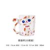 Taza de Vidrio en Relieve Femenina con Diseño de Gato Lindo, Taza de Café para Pareja de Estilo Japonés, Taza Creativa para el Hogar de Dibujos Animados de Doble Capa Aislada