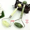 Uma peça de solda estilo não-seda natural jade beauty container Xiuyu massagem stick facial rolo de massagem Jade empurrar