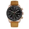 Reloj Multifuncional para Hombre Orsga, Elegante Cronógrafo con Calendario de Tres Ojos y Seis Manecillas, Reloj de Pulsera de Cuarzo Transfronterizo Transmitido en Vivo por el Fabricante