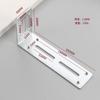 Conector Laminado Código de Ângulo com Furo Longo Conector Multifuncional Código de Ângulo Ajustável Espessamento Ajustável Suporte de Código de Ângulo Reto de 90 Graus