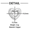 Venta Caliente Transfronteriza Nuevo Colgante de Burbuja Brillante Letra P del Alfabeto Inglés Cobre Chapado en Oro Collar Simple Popular Accesorios para la Mano