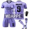 2425 Nueva camiseta del Real Madrid Mbappé n.º. Uniforme de fútbol 9, temporada 2223, traje 24-25, uniforme de Mu Huang, comercio exterior