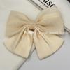 High-grade online celebridade hairpin double bow cocar half tie hairpin feminino novo back head spring clip acessórios para o cabelo