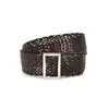 Diseño de Tejido Trenzado Bohemio Sentido de Diseño Nicho Cinturón de Borde Ancho para Mujer Accesorio Decorativo Retro de Gama Alta para Faldas Cinturón de Cuero