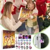 Calendario de Cuenta Regresiva de Navidad para Grupo de Chicas Cazadoras de Demonios Kpop Transfronterizo Caja Sorpresa Mochila Llavero de Coche Colgante Acrílico