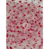 Vestido de Malla Blanca con Corazones de Terciopelo Falda Abullonada Accesorios de Ropa Hecho a Mano DIY Vestido Ropa para Muñecas Tela