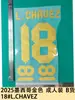 Colección Estrellas Doradas México 2025 Jersey para Adultos Artículos B Estampado de Número y Letra Número Pegatina de Transferencia Térmica