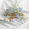 Flor Falsa Flor de Imitación Sensación Avanzada Acabado 108 Cabezas Gypsophila Mano Pegamento Suave Estilo Ins Ramo de Flor Falsa de Mano para Novia