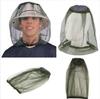 Gorra de pesca nocturna para exteriores a prueba de insectos y mosquitos, sombrero de red de pesca, sombrero de protección solar para hombres y mujeres, sombrero antiabejas, máscara solar transpirable