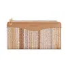 Super Design Trançado Estilo Coreano Inspirado na Chanel~Ins Carteira Feminina Simples e Fashion, Porta-Moedas Dobrável, Carteira de Grande Capacidade, Exportação