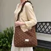 Bolso Cruzado de Estilo Coreano Ins con Lunares para Primavera y Verano para Mujer, Estilo Juvenil, Gran Capacidad, Bolso de Hombro Versátil, Bolso de Clase y para el Trabajo