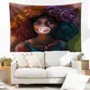 Tapiz Nuevo de Muñeca Americana Transfronterizo Decoración Creativa Nórdica Tela de Fondo para Sala de Estar Tapiz de Pared para el Hogar Venta al por Mayor