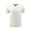 2026LULU Camiseta Deportiva de Manga Corta con Cuello Redondo para Hombre, Fresca, de Secado Rápido, para Entrenamiento, Fitness, Transpirable, Holgada, para Correr