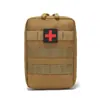 Riñonera Táctica Transfronteriza Kit Médico para Exteriores Botiquín de Primeros Auxilios Montañismo al Aire Libre Portátil Kit Médico Táctico de Emergencia