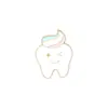 Ropa Transfronteriza Europea y Americana Nuevo Cepillo de Dientes de Dibujos Animados Insignia de Diente Broche Médico Creativo Lindo Ropa Pin Fijo