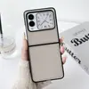 Funda Protectora Dura de Cuero Plegable con Anillo de Dibujos Animados para Teléfono Huawei Nova Flip