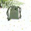 Pacote de Algodão Puro Bolso Estilo INS Cor Doce Bolso com Cordão de Cor Bolso de Algodão Puro com Abertura para Cordão Bolsa de Joias Bolso de Algodão Puro